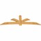 Ekena Millwork Davenport Rough Sawn Timber Gable Bracket, Western Red Cedar, 96"W x 32"H x 2"D x 6"F, 8/12 Pitch GBW096X32X0206DAV00RWR - alternate 3